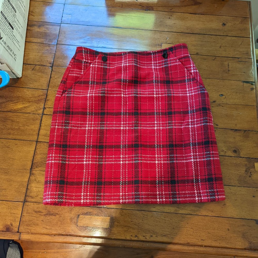 Talbots Plaid Skirt
